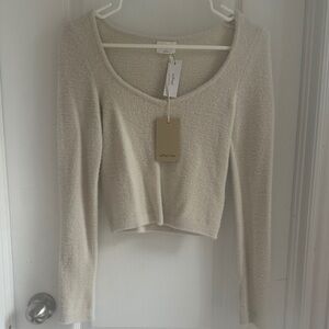 BNWT Wilfred Free Cream Hush Sweater Size S